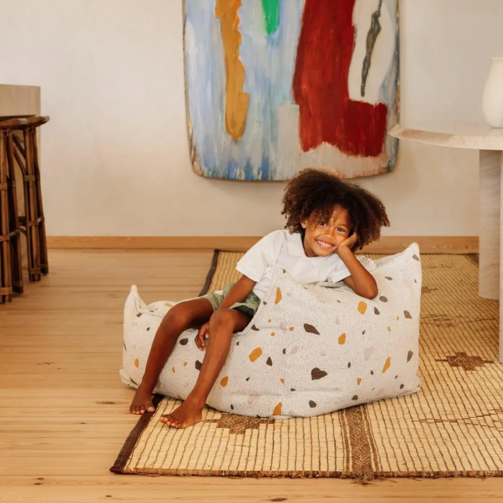 Fauteuil pouf Terrazzo Marble