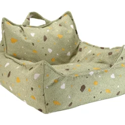 Fauteuil pouf Terrazzo Moss