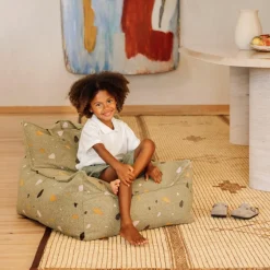 Fauteuil pouf Terrazzo Moss