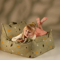 Fauteuil pouf Terrazzo Moss