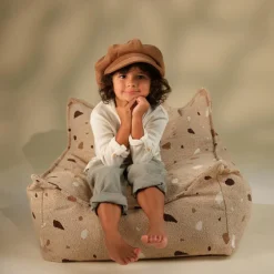 Fauteuil pouf Terrazzo Sand