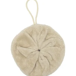Fleur de douche enfant en éponge bambou Biscuit