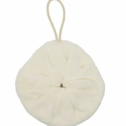 Fleur de douche enfant en éponge bambou mousse de lait