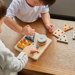 Formes géométriques à empiler Couleurs Tendresse