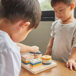 Formes géométriques à empiler Couleurs Tendresse