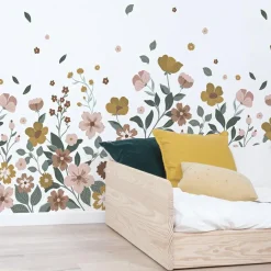 Fresque murale fleurs Delicacy (200 x 248 cm)