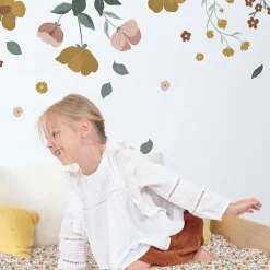 Fresque murale fleurs Delicacy (200 x 248 cm)