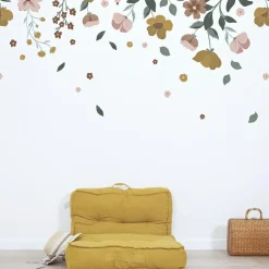 Fresque murale fleurs Delicacy (200 x 248 cm)