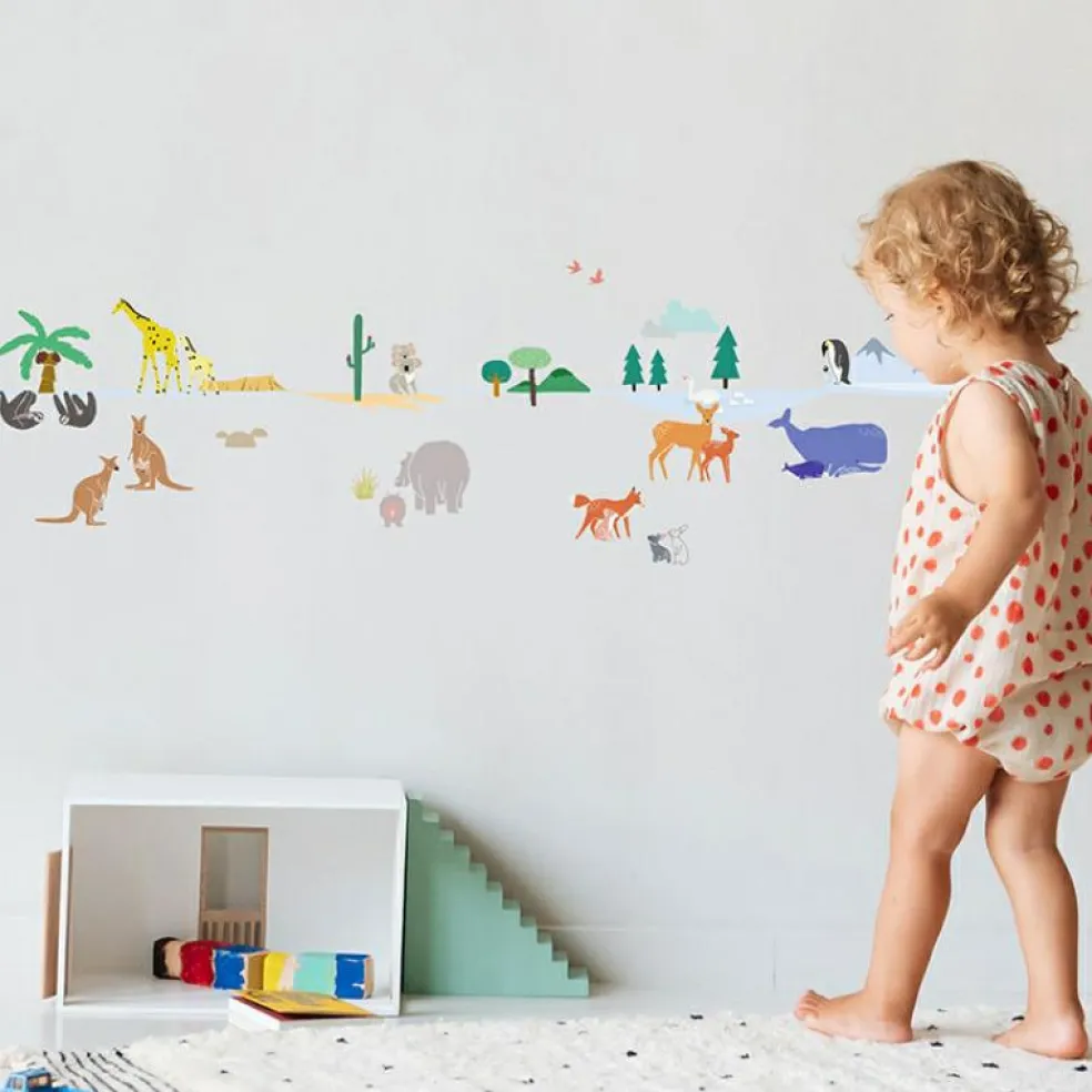 Frise adhésive Autour du monde (5 m)