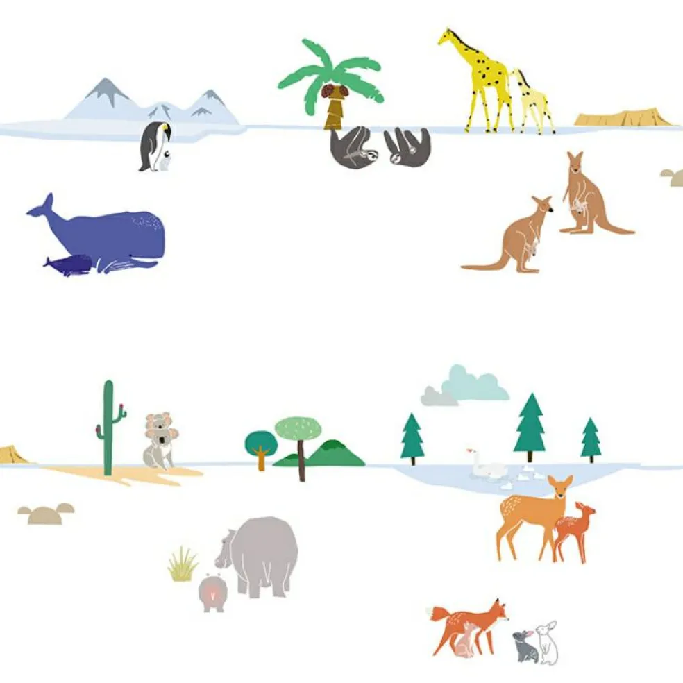 Frise adhésive Autour du monde (5 m)