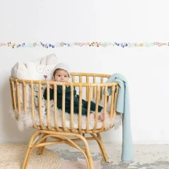 Frise adhésive fleur Liv (5 m)