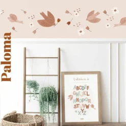 Frise papier peint Paloma