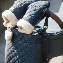 Gants de poussette Paddington Noir