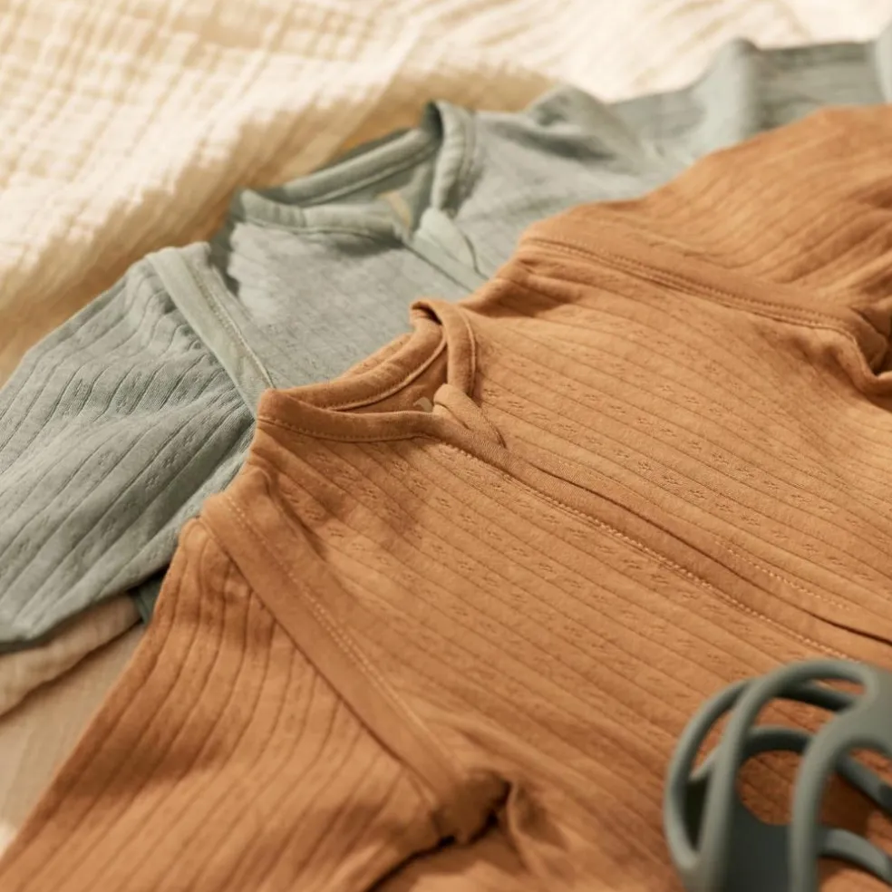 Gigoteuse à manches amovibles Ajour Biscuit (3-6 mois)