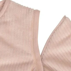 Gigoteuse à manches amovibles Rib Wild Rose (3-6 mois)