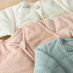 Gigoteuse à manches amovibles Rib Wild Rose (3-6 mois)