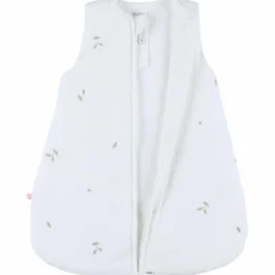 Gigoteuse blanche brodée en gaze de coton bio (50 cm)