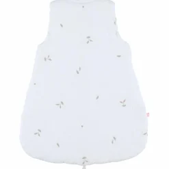 Gigoteuse blanche brodée en gaze de coton bio (50 cm)