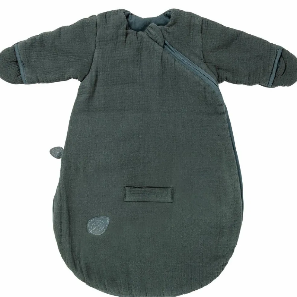 Gigoteuse chaude en coton vert foncé Luna & Axel TOG 2 (60 cm)