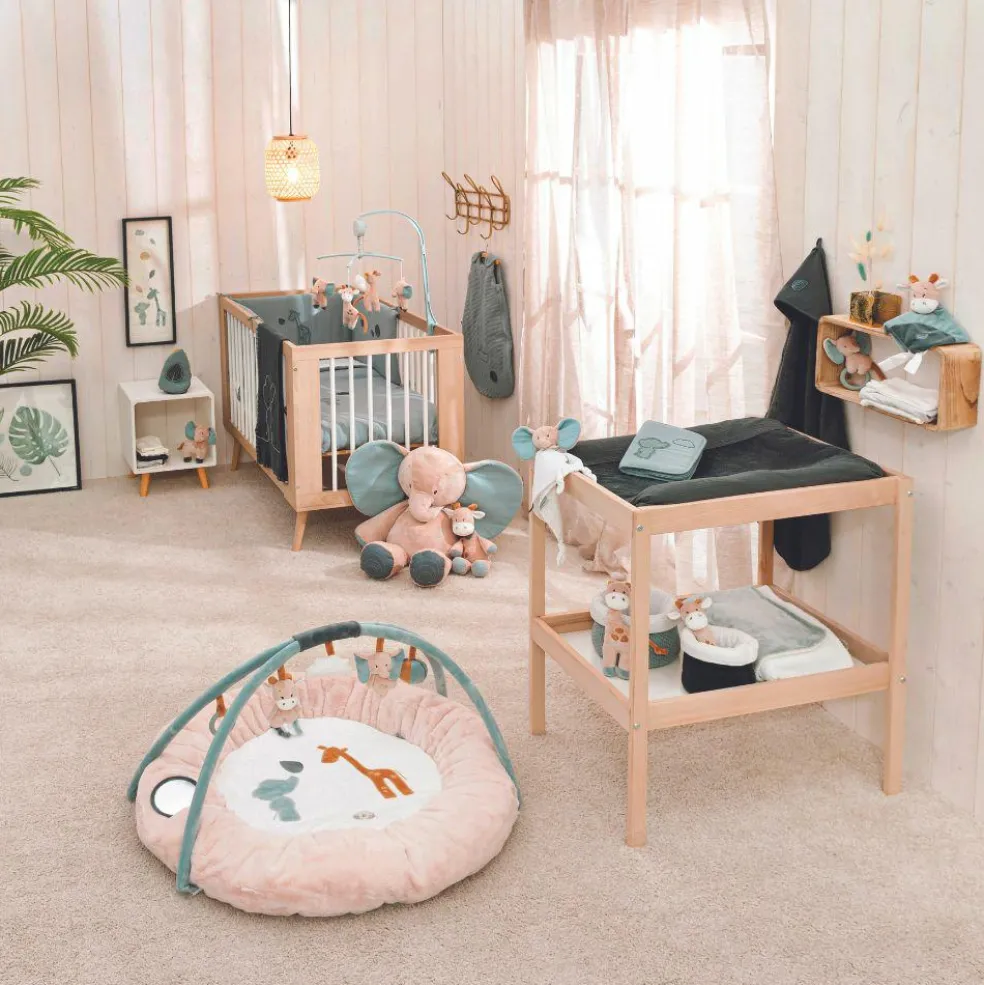 Gigoteuse chaude en coton vert foncé Luna & Axel TOG 2 (60 cm)