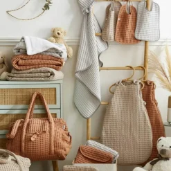 Gigoteuse chaude TOG 3 en coton gaufré Latte (6-18 mois)