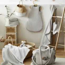 Gigoteuse chaude TOG 3 en coton gaufré Nuage (0-6 mois)