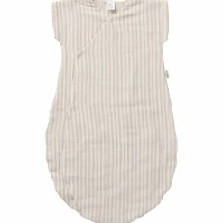 Gigoteuse d'été en gaze de coton rayé galet (6-18 mois)
