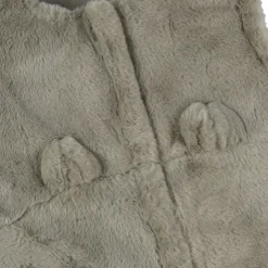 Gigoteuse en fausse fourrure kaki (100cm)