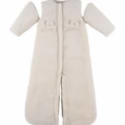 Gigoteuse en fausse fourrure beige (100cm)