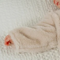 Gigoteuse en fausse fourrure beige (50 cm)