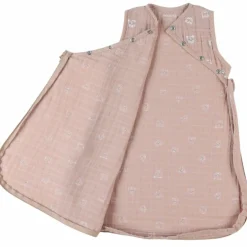 Gigoteuse en mousseline félins cappuccino TOG 1 (100 cm)