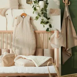 Gigoteuse forme kimono double gaze biscuit (18-36 mois)