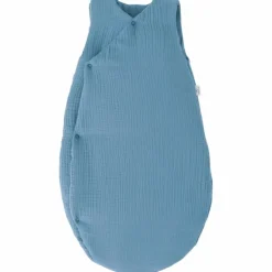 Gigoteuse forme kimono double gaze pierre bleue (18-36 mois)