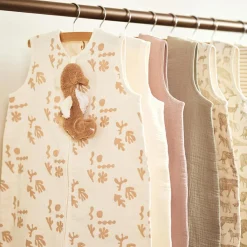 Gigoteuse gaze de coton Miffy Stripe Biscuit TOG 0,5 (6-18 mois)