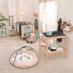 Gigoteuse légère en coton vert sauge Luna & Axel TOG 0,5 (60 cm)