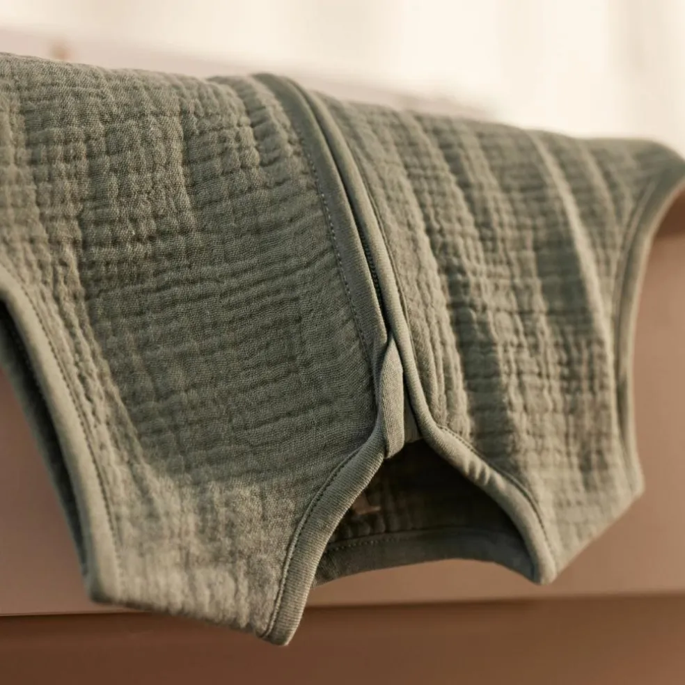 Gigoteuse légère en gaze de coton Sea Green TOG 0,5 (6-18 mois)