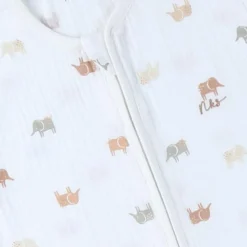 Gigoteuse mousseline Elephants TOG < 1.0 (100 cm)