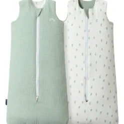 Gigoteuse réversible 4 saisons verte 6-18 mois