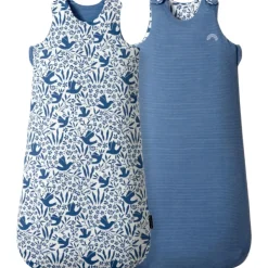 Gigoteuse réversible 4 saisons oiseaux 0-6 mois