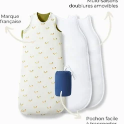 Gigoteuse réversible 4 saisons citrons (6-18 mois)