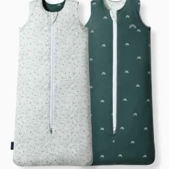 Gigoteuse réversible 4 saisons verte écureuils 6-18 mois