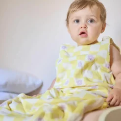 Gigoteuse été Comme un bonbon Romy (6-24 mois) damier jaune