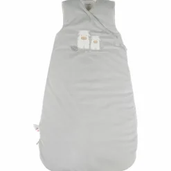 Gigoteuse vert sauge brodée en Veloudoux (100 cm)