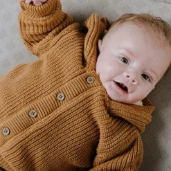 Gilet chaud à capuche Soul caramel (3 mois)