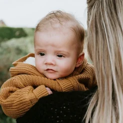 Gilet chaud à capuche Soul caramel (3 mois)