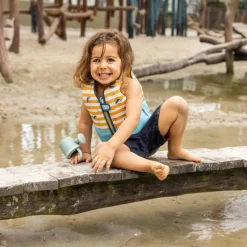 Gilet de natation Baleine jaune-blanc (4-6 ans)