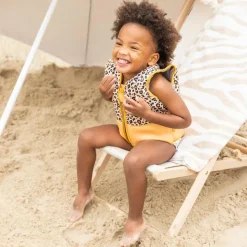 Gilet de natation Léopard beige (2-3 ans)