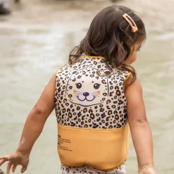 Gilet de natation Léopard beige (2-3 ans)