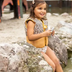 Gilet de natation Léopard beige (2-3 ans)