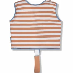Gilet de natation Rayures brun (3-6 ans)
